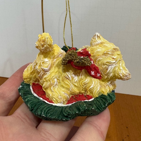 Puppy and kitten vintage ornaments ceramic and heavy - Picture 4 of 7